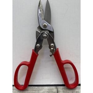 11-1/2" Spring Loaded Super Power Snips Straight Cut Heavy Duty Forge Steel